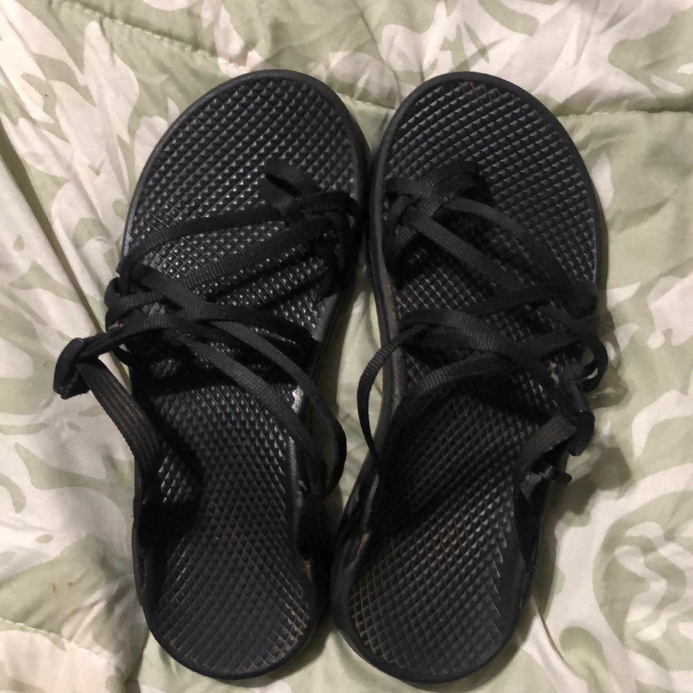 Chacos all black size 7 EUC
